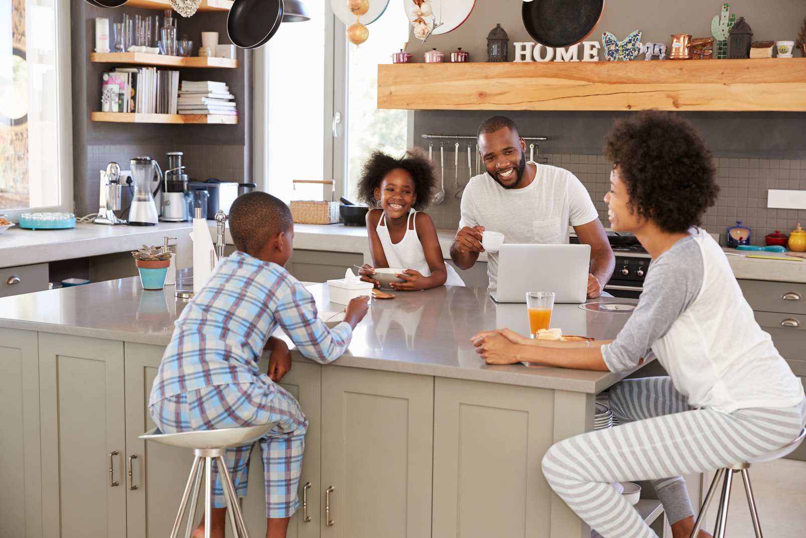 Happy Family at Home